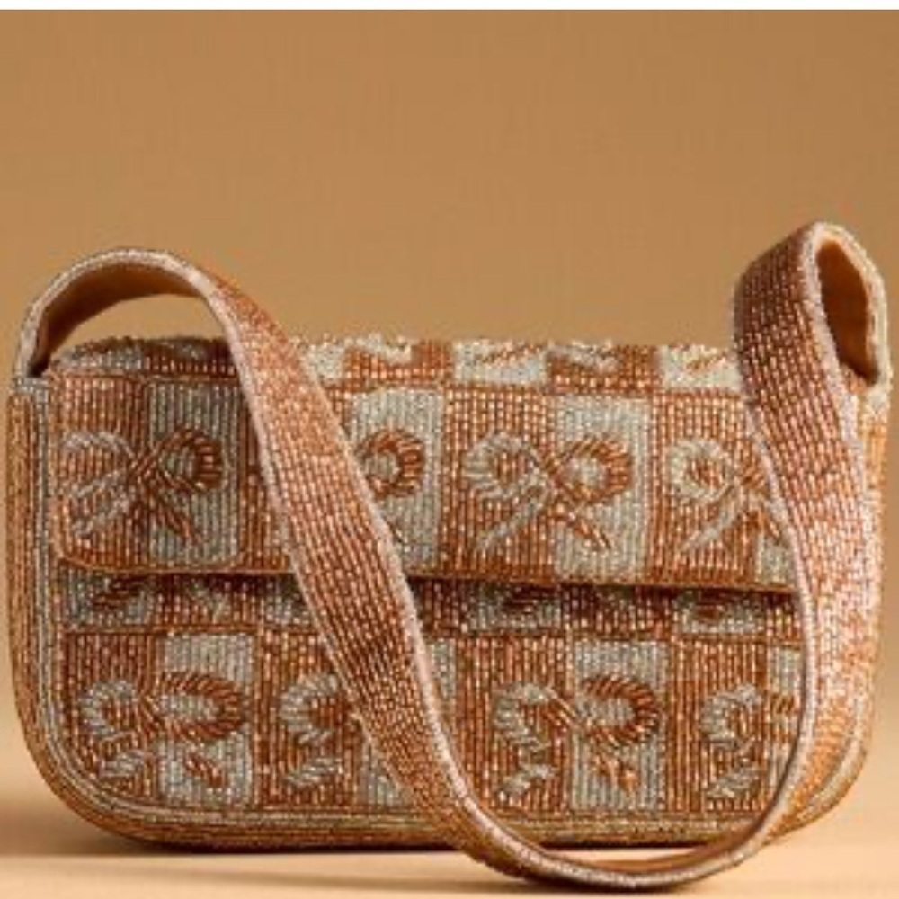 Anthropologie The Fiona Beaded Bag: Icon Edition - Spade - Picture 2 of 15